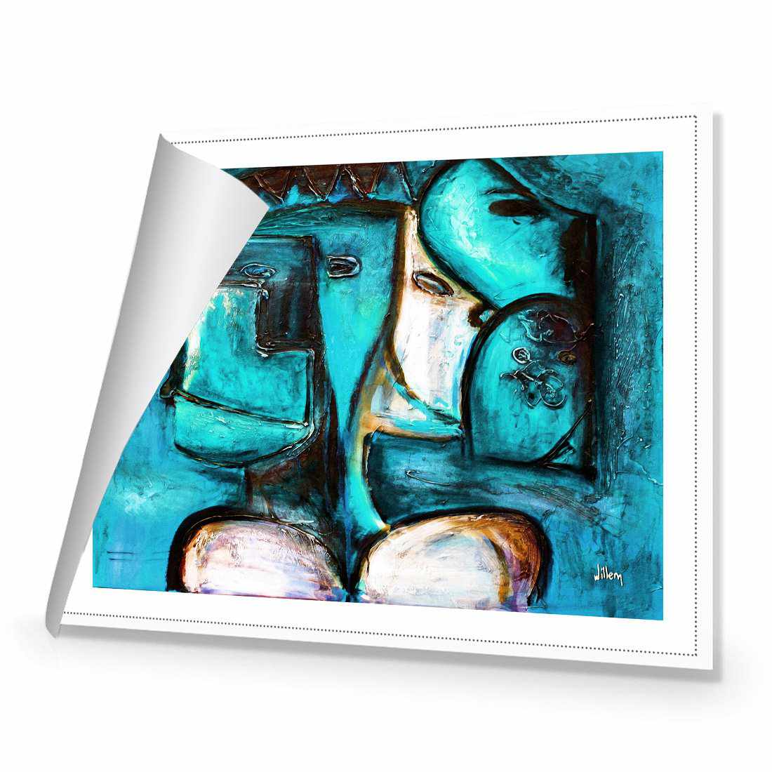 Griessel Koppen, Teal Canvas Art - Wall Art Designs - 114_ER_H WAD_CP - MPY - 260 - M - R_45x30_NONE