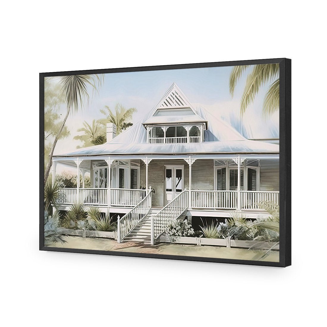 Hampton Charm - Wall Art Designs - WH_1142_AR_H CAF_AP - 030 - EDG_45x30_S - 2538 - BLK