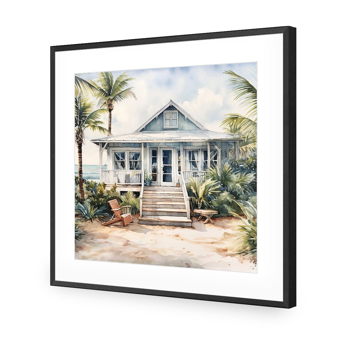 Hampton Shack - Wall Art Designs - WH_1143_AS_Q CAF_AP - 030 - MAT_37x37_S - 2538 - BLK