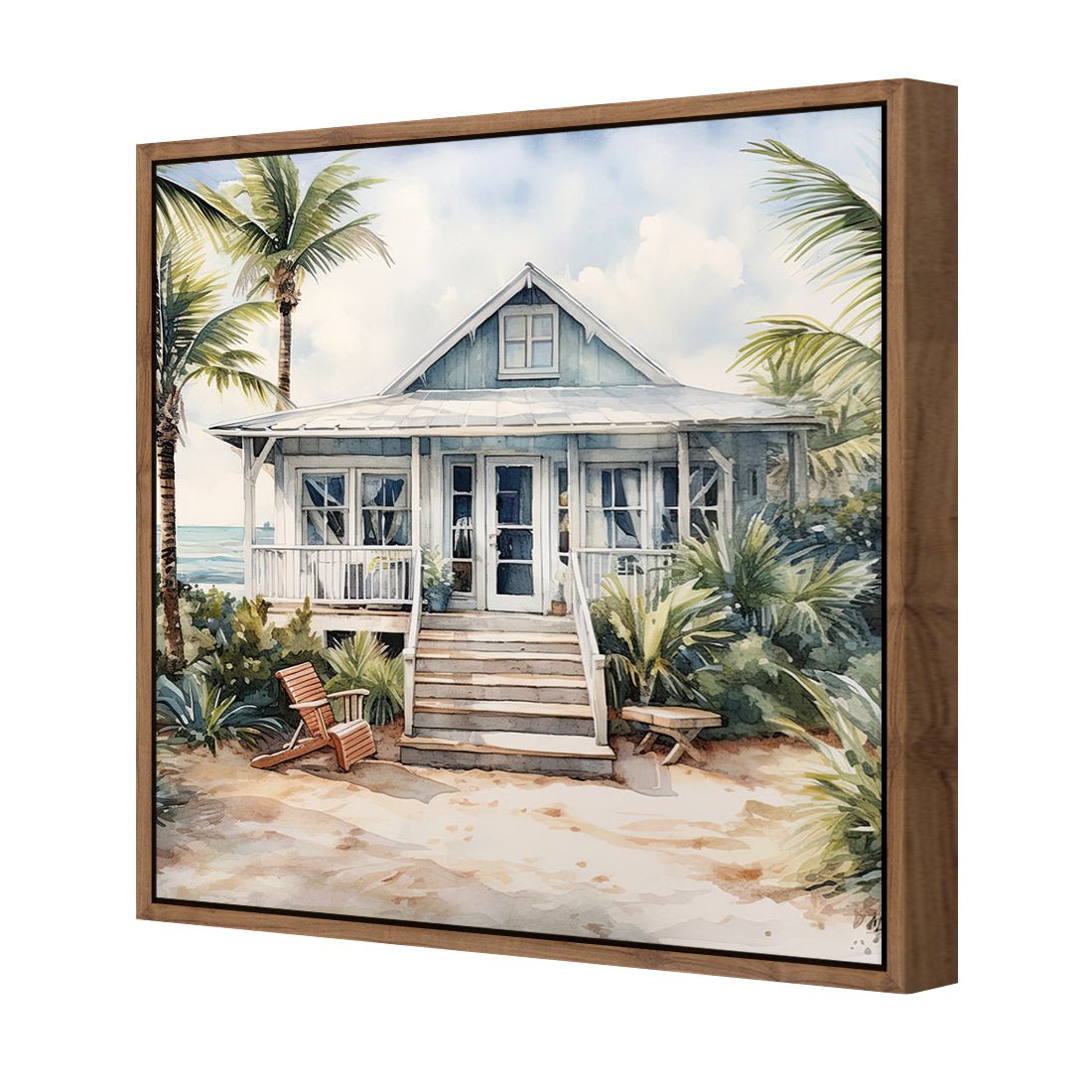 Hampton Shack - Wall Art Designs - WH_1143_AS_Q CAF_CP - MPY - 260 - M - S - S_37x37_S - 1550 - NAT