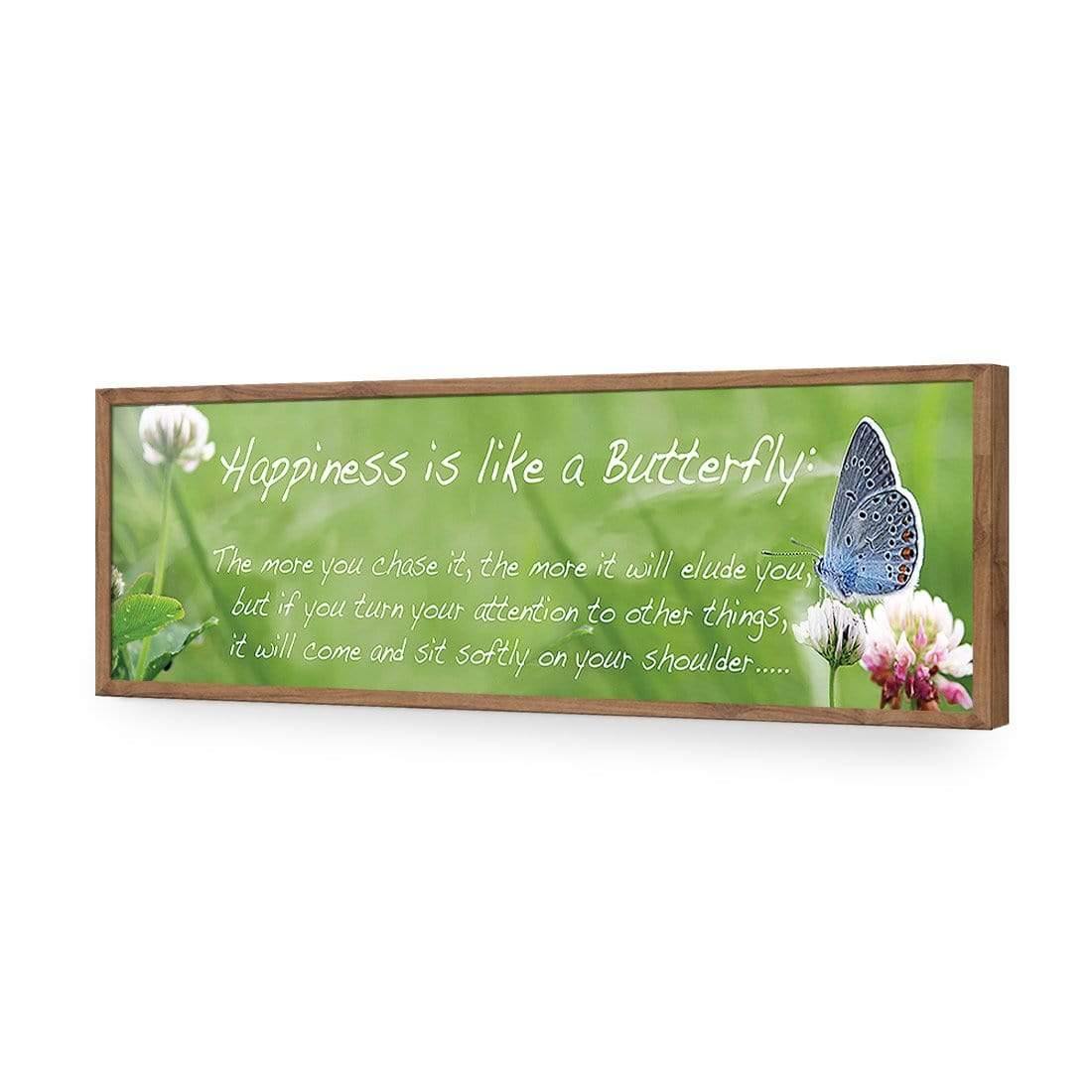 Happiness is like a Butterfly (long) - Wall Art Designs - 1585_AL_H WAD_AP - 030 - EDG_90x30_S - 2538 - NAT