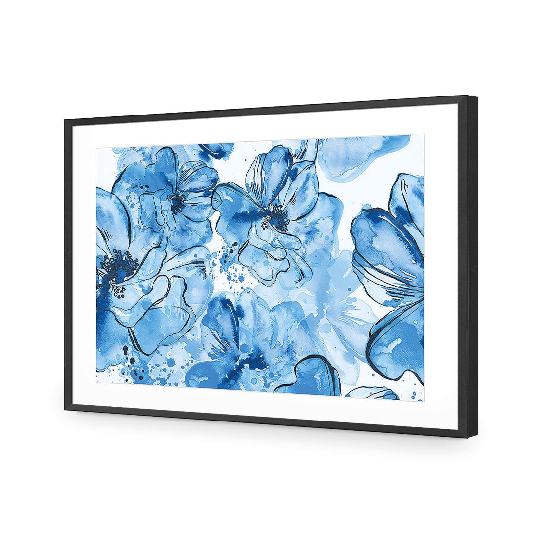 Happy Days, Blue - Wall Art Designs - 2327_DR_H WAD_CP - MPY - 260 - M - S - S_45x30_NONE