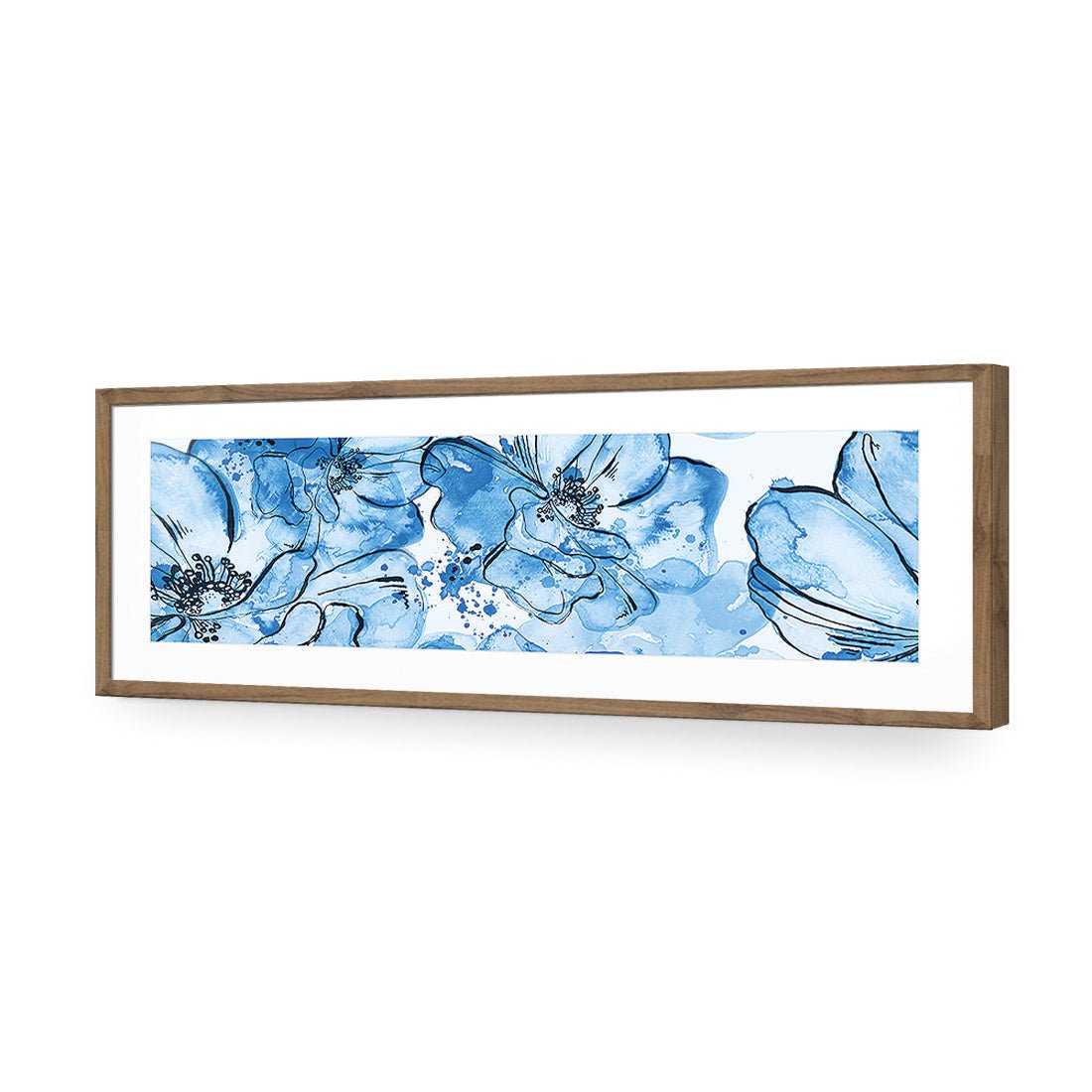 Happy Days, Blue (long) - Wall Art Designs - 2327_DL_H WAD_AP - 030 - MAT_90x30_S - 2538 - NAT