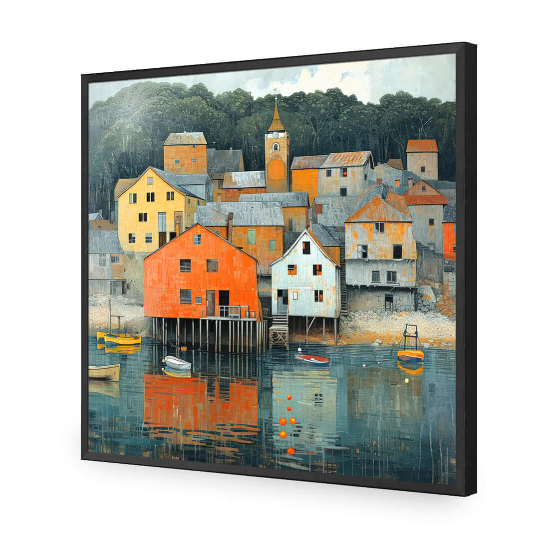 Harbour View - Wall Art Designs - WH_1378_AS_Q WAD_AP - 030 - EDG_37x37_S - 2538 - BLK