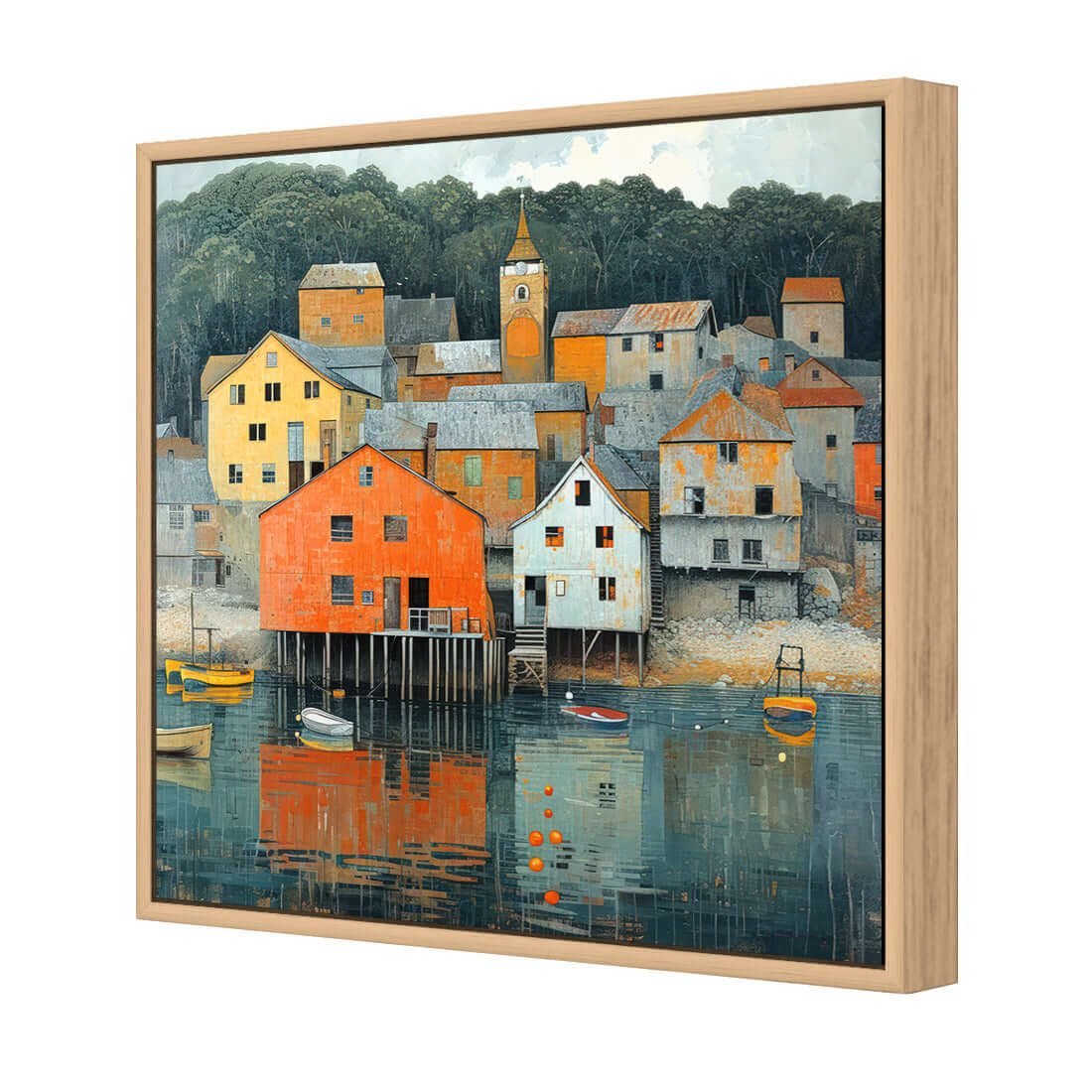 Harbour View - Wall Art Designs - WH_1378_AS_Q WAD_CP - MPY - 260 - M - S - S_37x37_S - 1550 - OAK