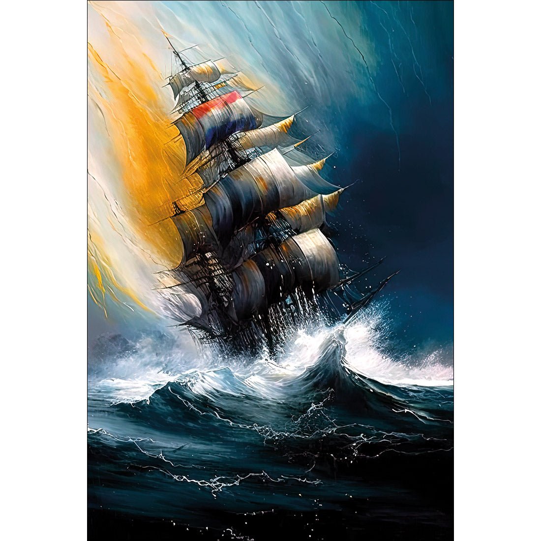 Hard to Starboard - Wall Art Designs - WB_100750_AR_V CAF_CP - MPY - 260 - M - S - S_45x30_NONE