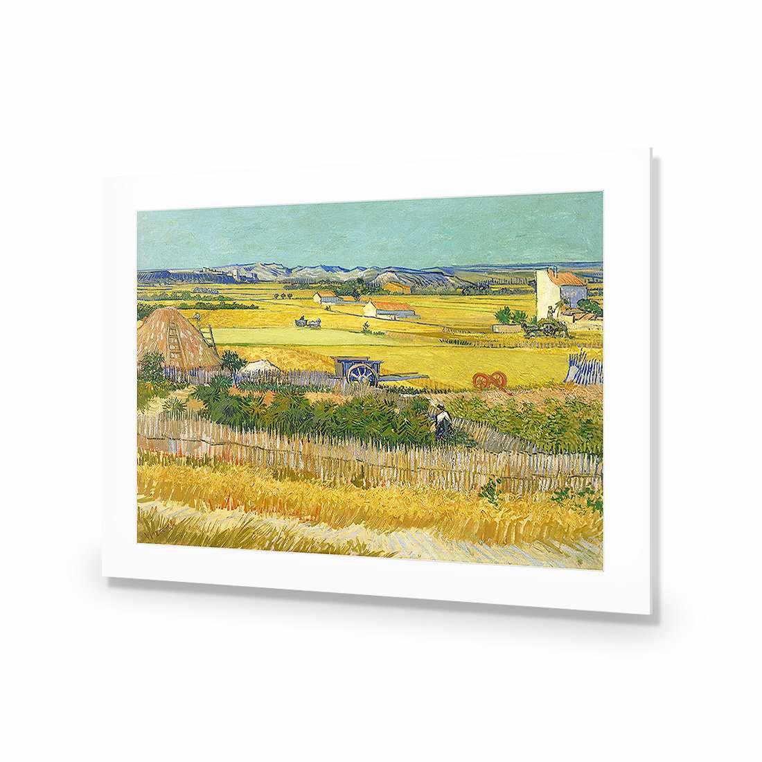 Harvest - Van Gogh Acrylic Print Art - Wall Art Designs - 1706_AR_H WAD_AP - 030 - MAT_45x30_NONE