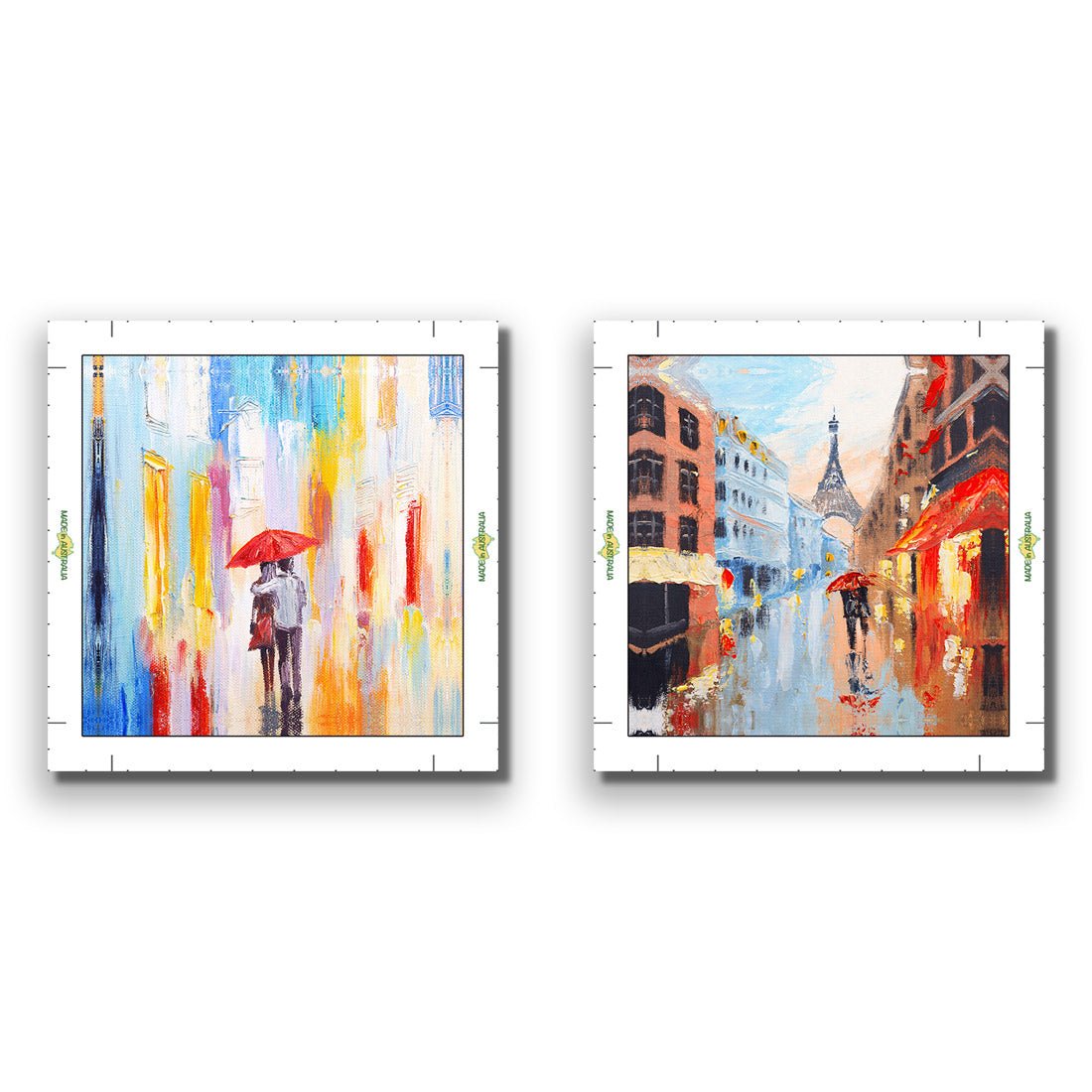 Heading Home Amour en pluie Perfect Pairs - Wall Art Designs - SET2_5007_AS_Q CAF_CP - MPY - 260 - M - R_37x37_NONE