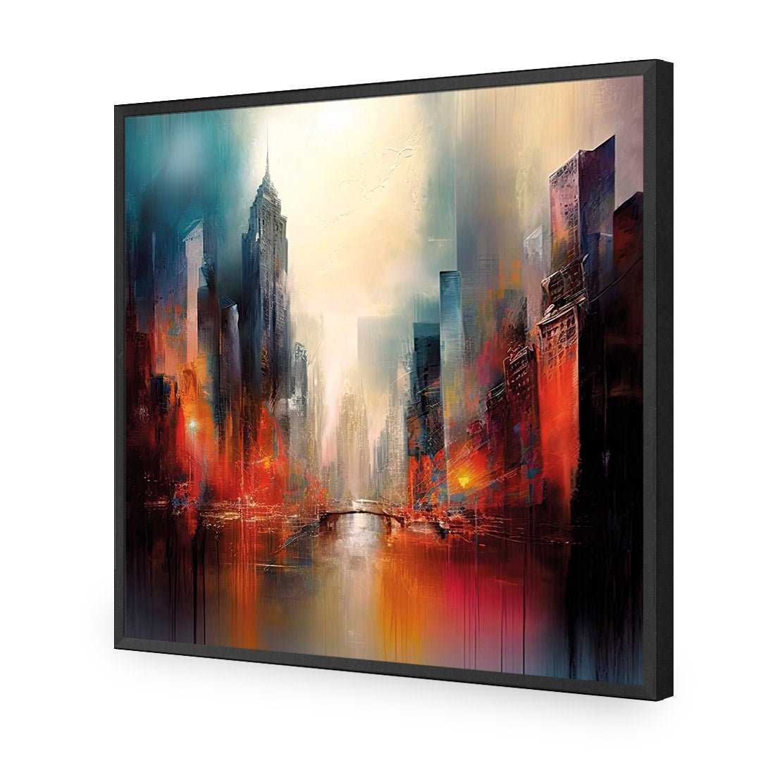 Heart of the City - Wall Art Designs - WB_100626_AS_Q CAF_AP - 030 - EDG_37x37_S - 2538 - BLK