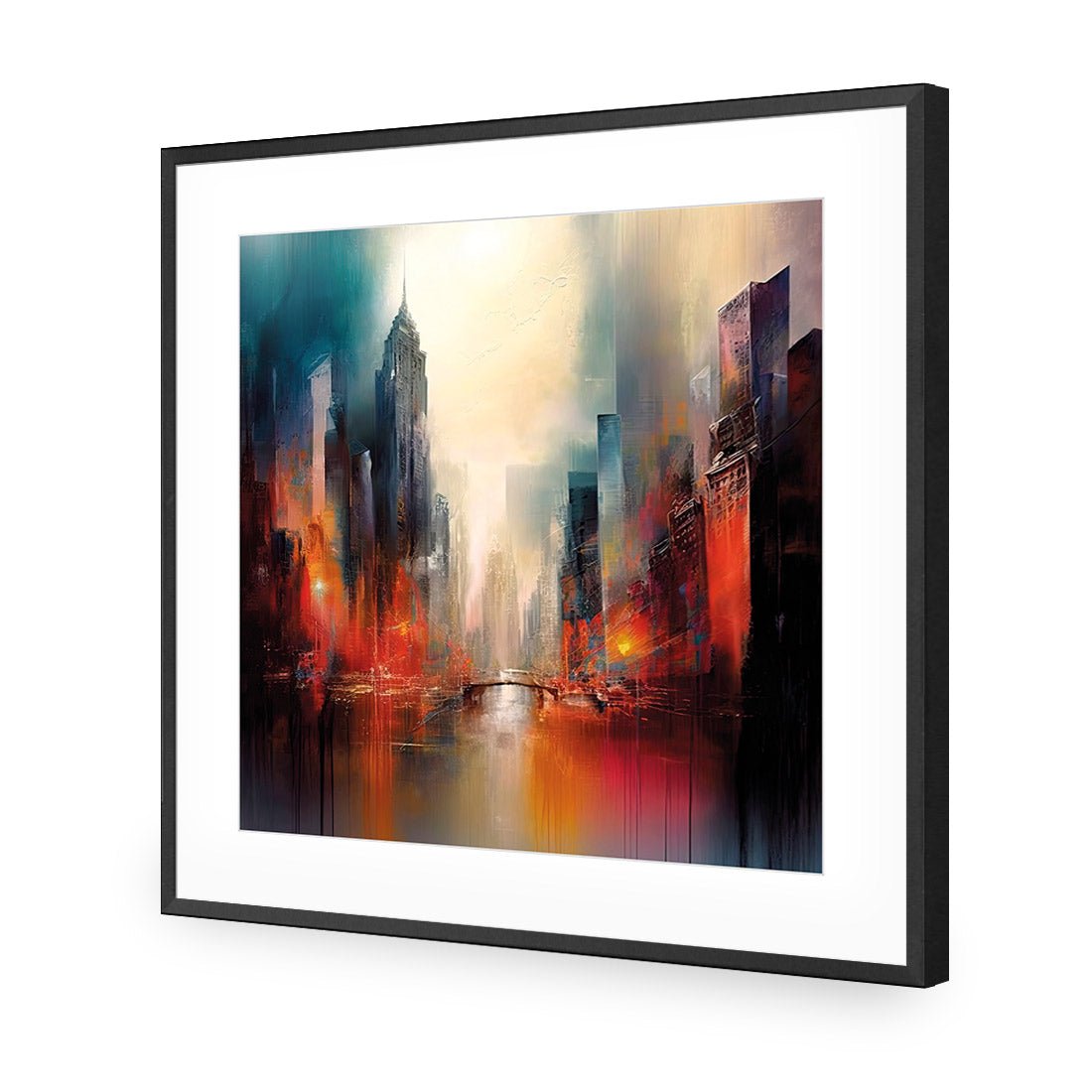 Heart of the City - Wall Art Designs - WB_100626_AS_Q CAF_AP - 030 - MAT_37x37_S - 2538 - BLK