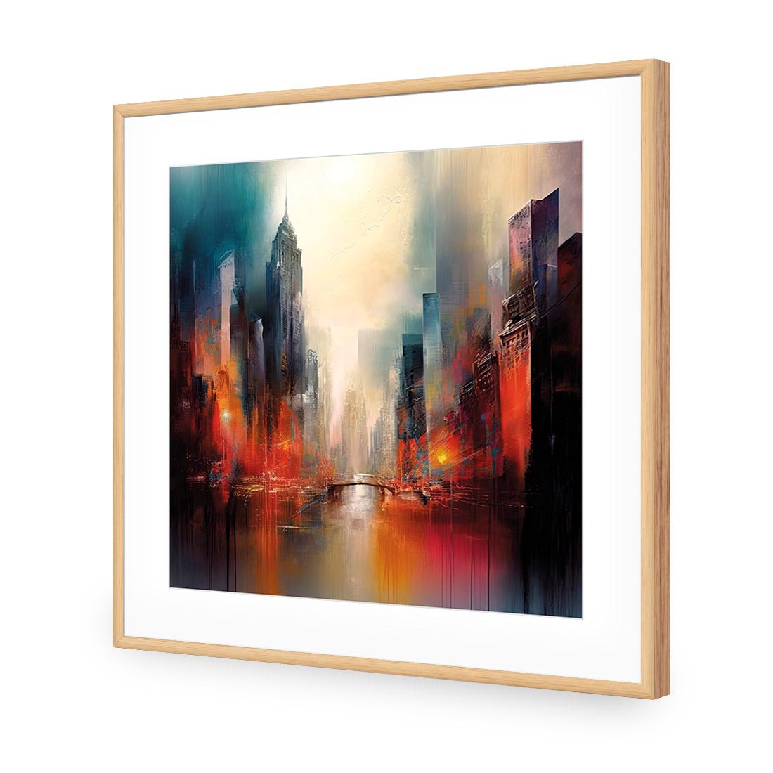 Heart of the City - Wall Art Designs - WB_100626_AS_Q CAF_AP - 030 - MAT_37x37_S - 2538 - OAK