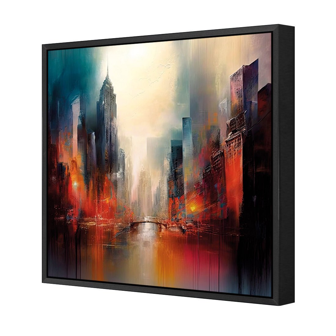 Heart of the City - Wall Art Designs - WB_100626_AS_Q CAF_CP - MPY - 260 - M - S - S_37x37_S - 1550 - BLK