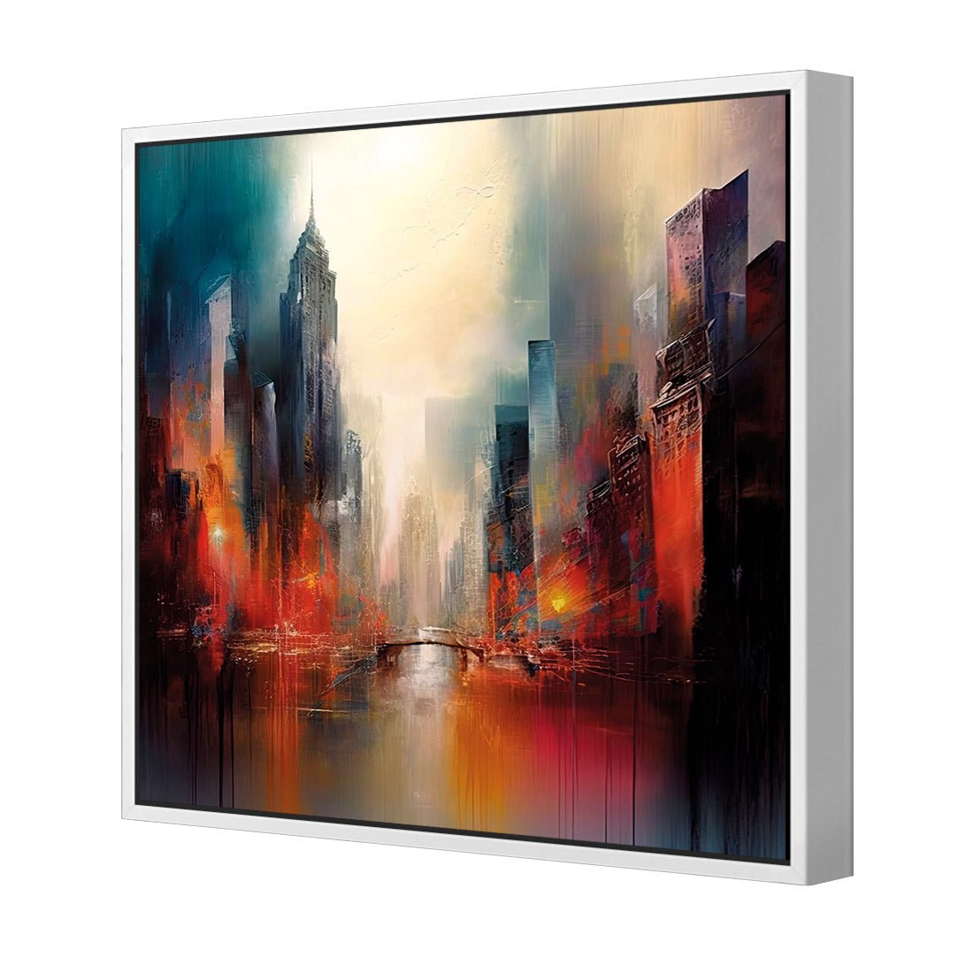 Heart of the City - Wall Art Designs - WB_100626_AS_Q CAF_CP - MPY - 260 - M - S - S_37x37_S - 1550 - WHT