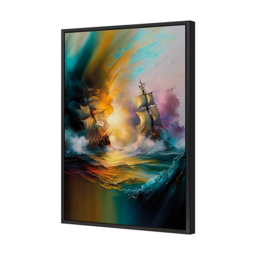 Heat of Battle - Wall Art Designs - WB_100762_AR_V CAF_CP - MPY - 260 - M - S - S_45x30_S - 1550 - BLK