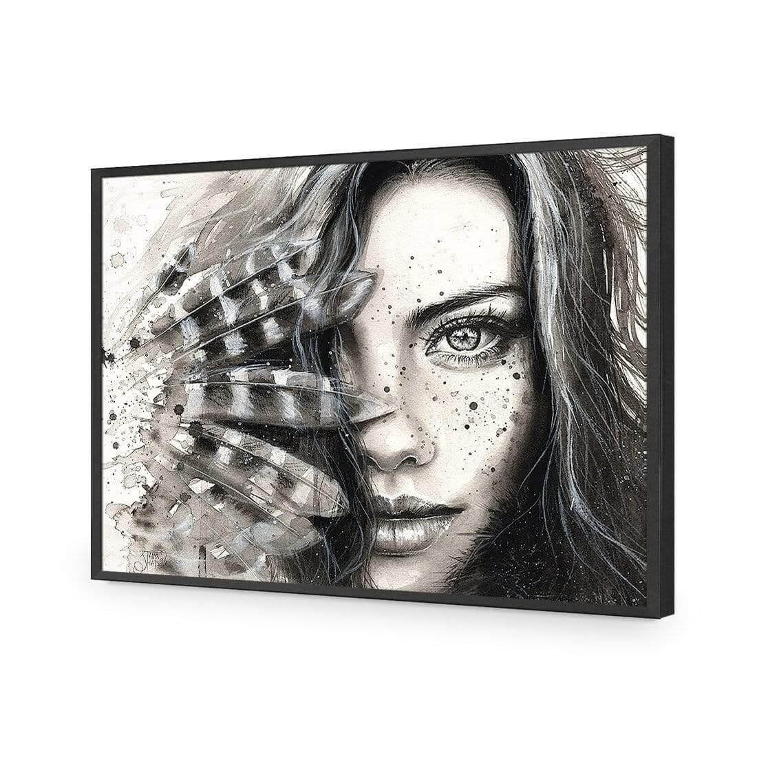 Heather Feather - Wall Art Designs - AU_1082_AR_H WAD_AP - 030 - EDG_45x30_S - 2538 - BLK