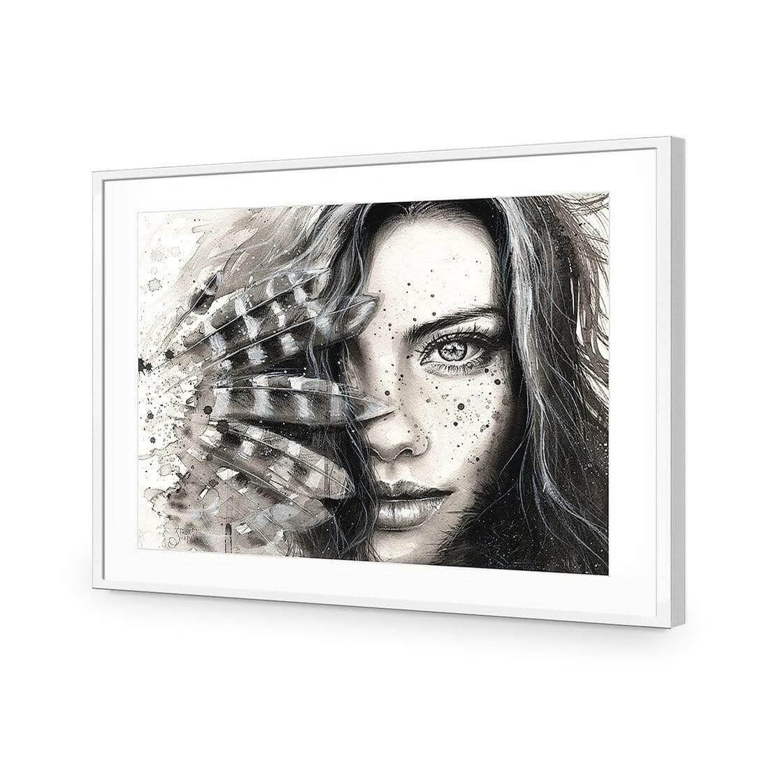 Heather Feather - Wall Art Designs - AU_1082_AR_H WAD_AP - 030 - MAT_45x30_S - 2538 - WHT