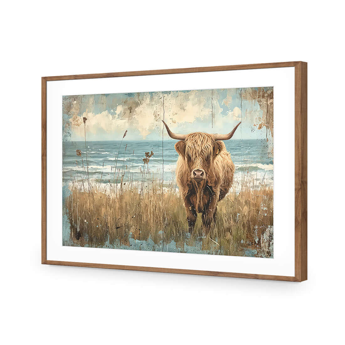 Henry the Highland Cow - Wall Art Designs - WH_1304_AR_H WAD_AP - 030 - MAT_45x30_S - 2538 - NAT