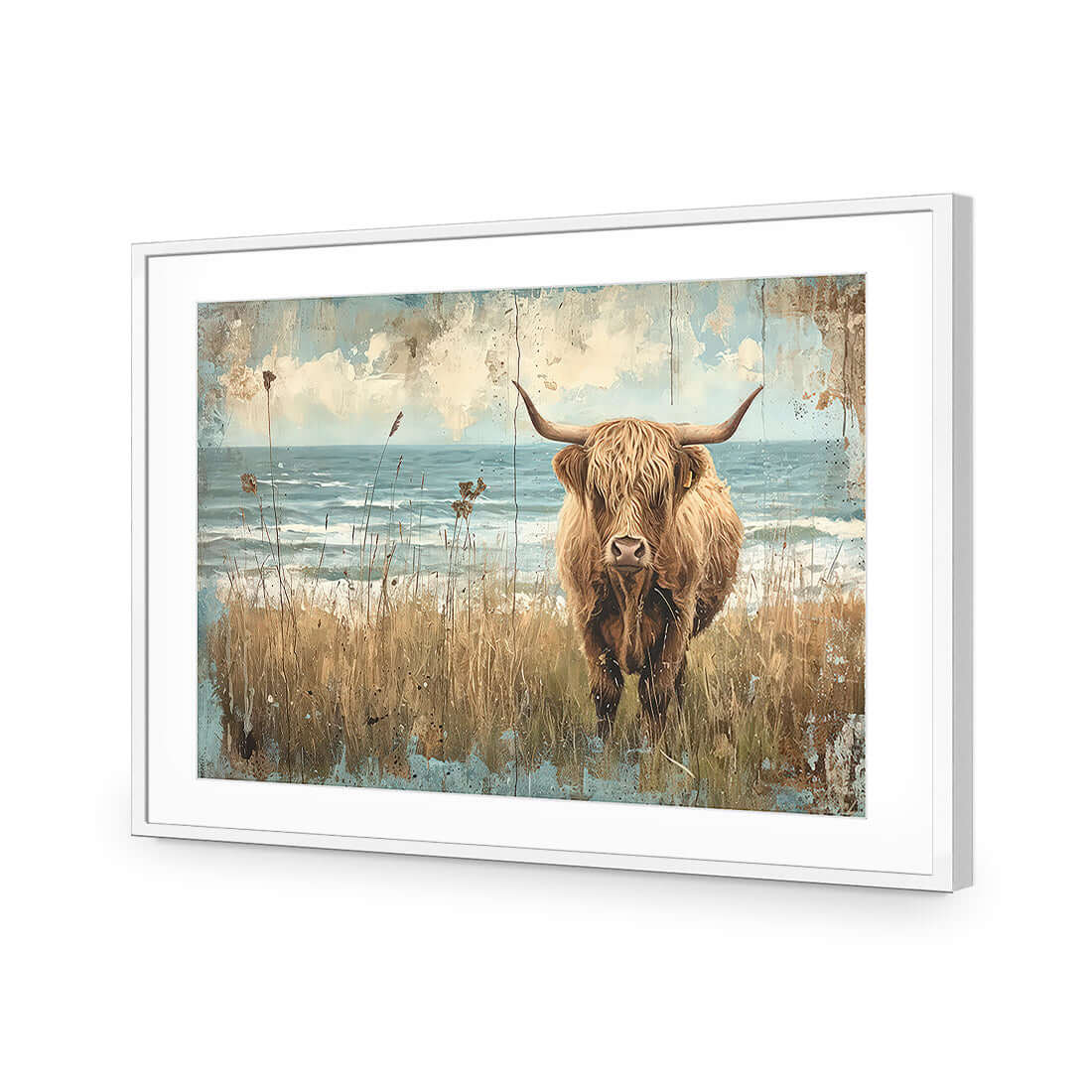 Henry the Highland Cow - Wall Art Designs - WH_1304_AR_H WAD_AP - 030 - MAT_45x30_S - 2538 - WHT