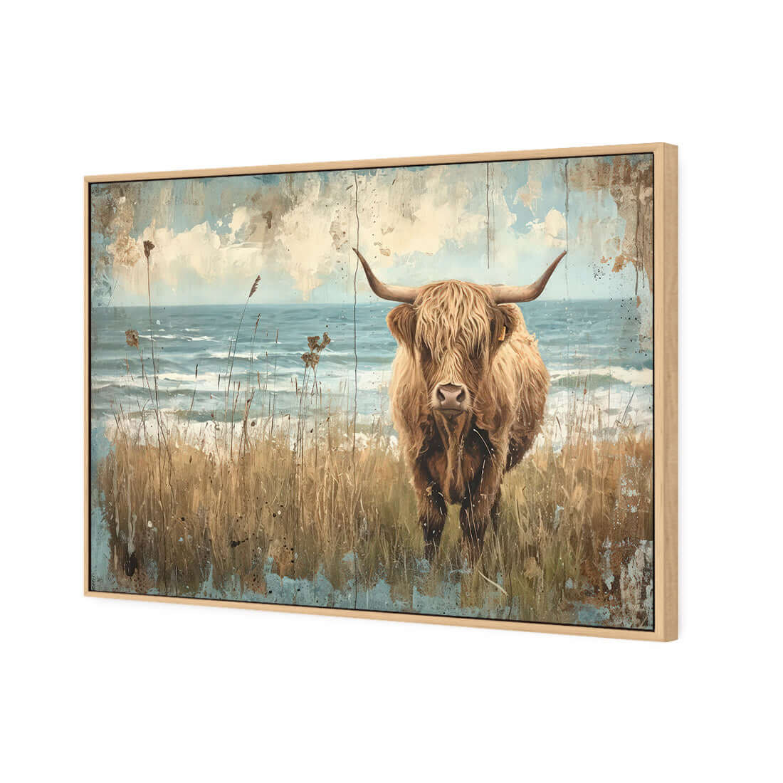 Henry the Highland Cow - Wall Art Designs - WH_1304_AR_H WAD_CP - MPY - 260 - M - S - S_45x30_S - 1550 - OAK