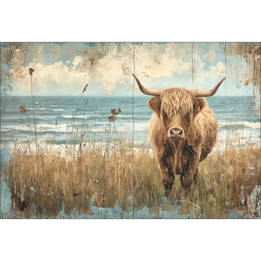 Henry the Highland Cow - Wall Art Designs - WH_1304_AR_H WAD_CP - MPY - 260 - M - S - S_45x30_NONE