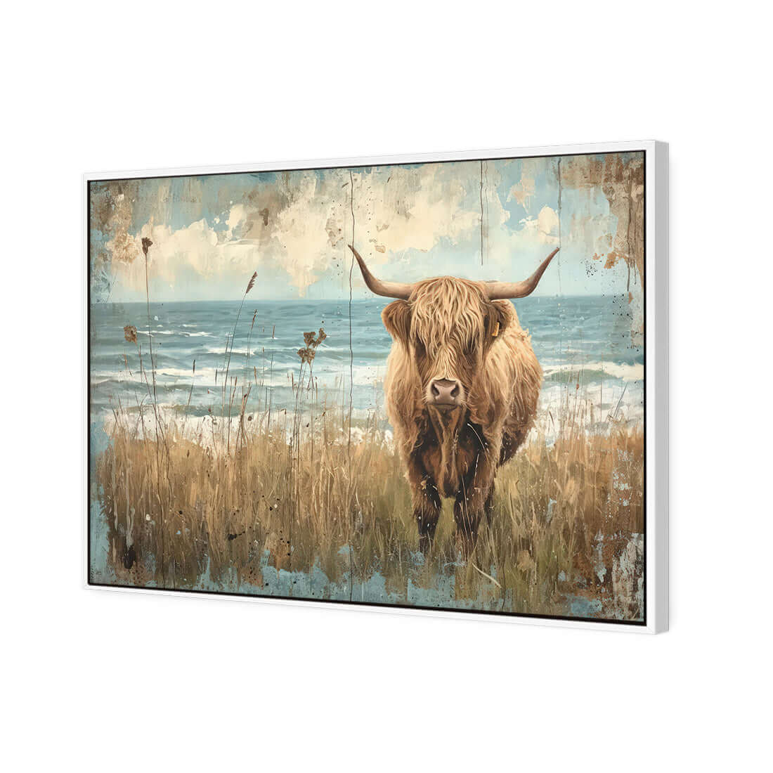 Henry the Highland Cow - Wall Art Designs - WH_1304_AR_H WAD_CP - MPY - 260 - M - S - S_45x30_S - 1550 - WHT