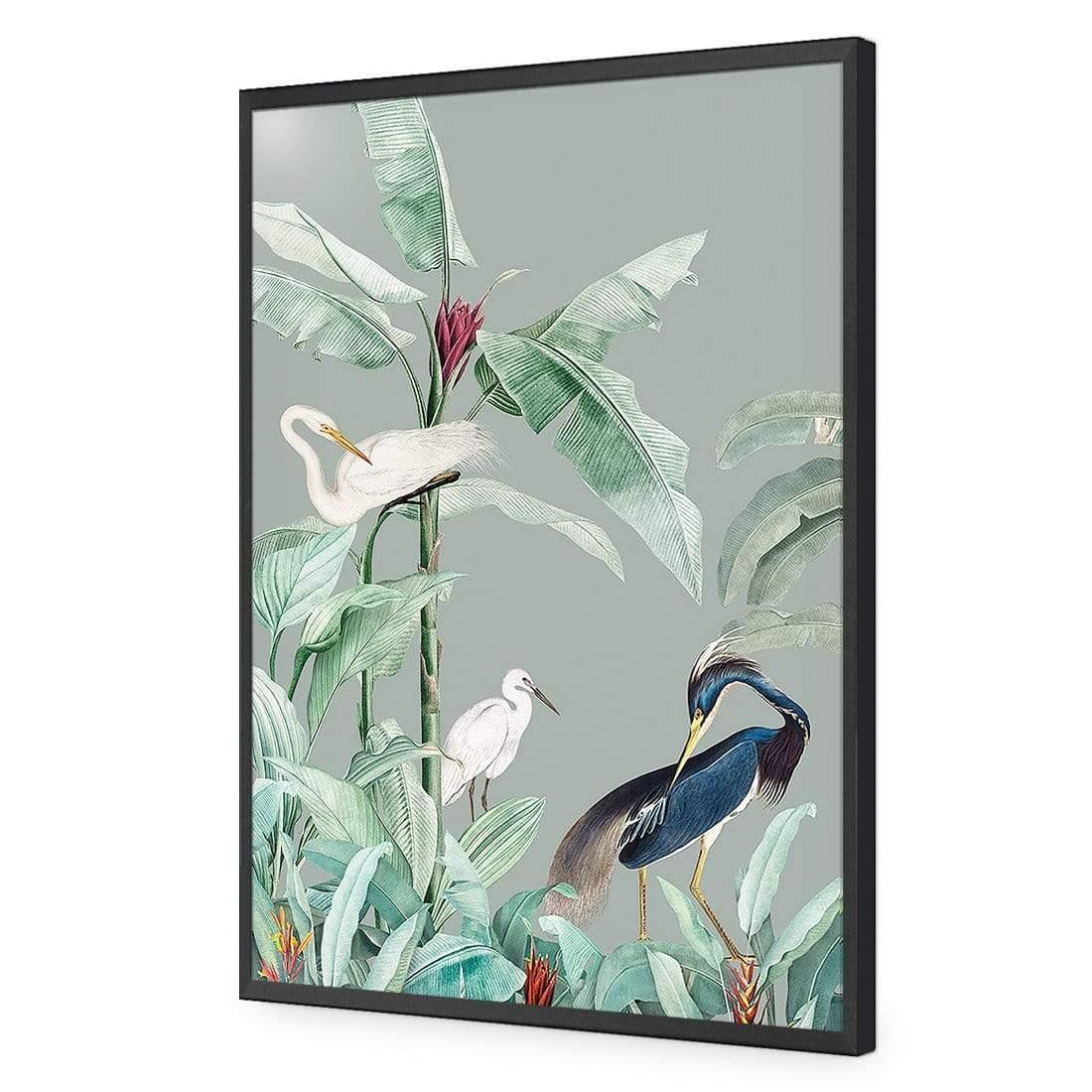 Heron Heaven I - Wall Art Designs - AU_1107_AR_V CAF_AP - 030 - EDG_45x30_S - 2538 - BLK