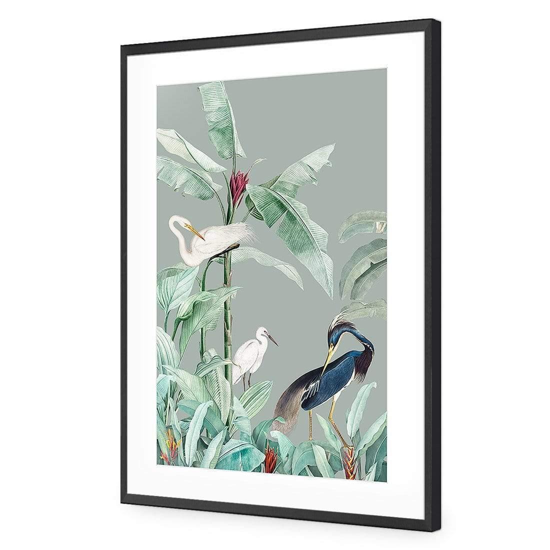 Heron Heaven I - Wall Art Designs - AU_1107_AR_V CAF_AP - 030 - MAT_45x30_S - 2538 - BLK