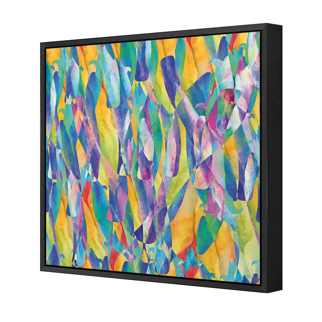 Hiding Flamingoes (square) - Wall Art Designs - 2063_AS_Q WAD_CP - MPY - 260 - M - S - S_37x37_NONE