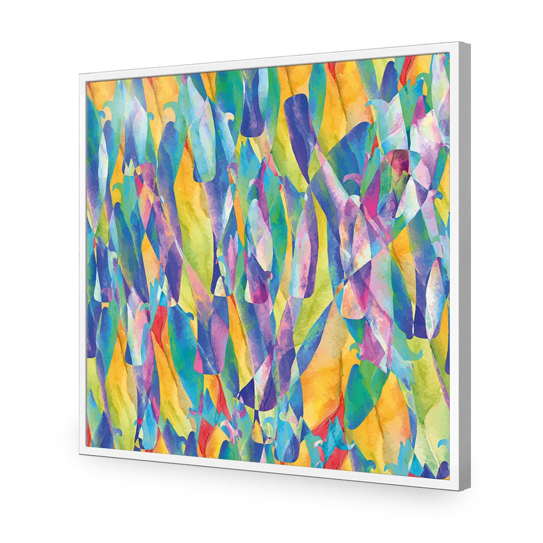 Hiding Flamingoes (square) - Wall Art Designs - 2063_AS_Q WAD_CP - MPY - 260 - M - S - S_37x37_NONE