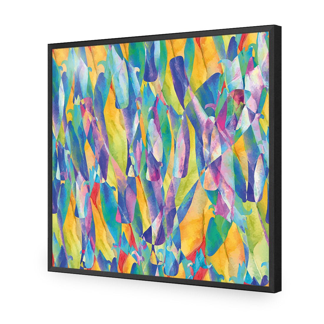 Hiding Flamingoes (square) - Wall Art Designs - 2063_AS_Q WAD_CP - MPY - 260 - M - S - S_37x37_NONE