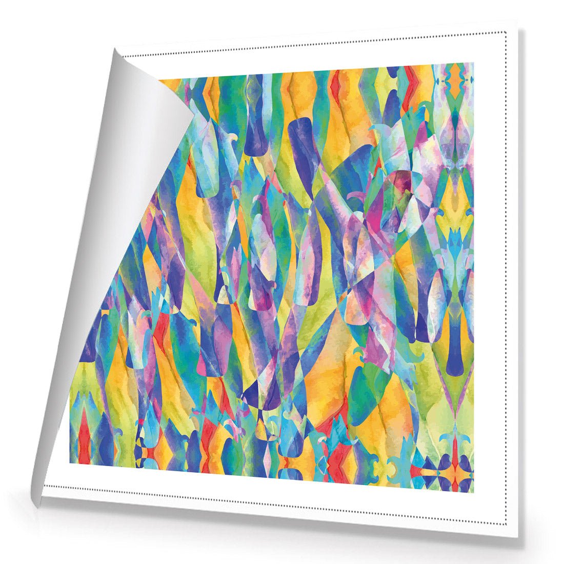 Hiding Flamingoes (square) - Wall Art Designs - 2063_AS_Q WAD_CP - MPY - 260 - M - S - S_37x37_NONE