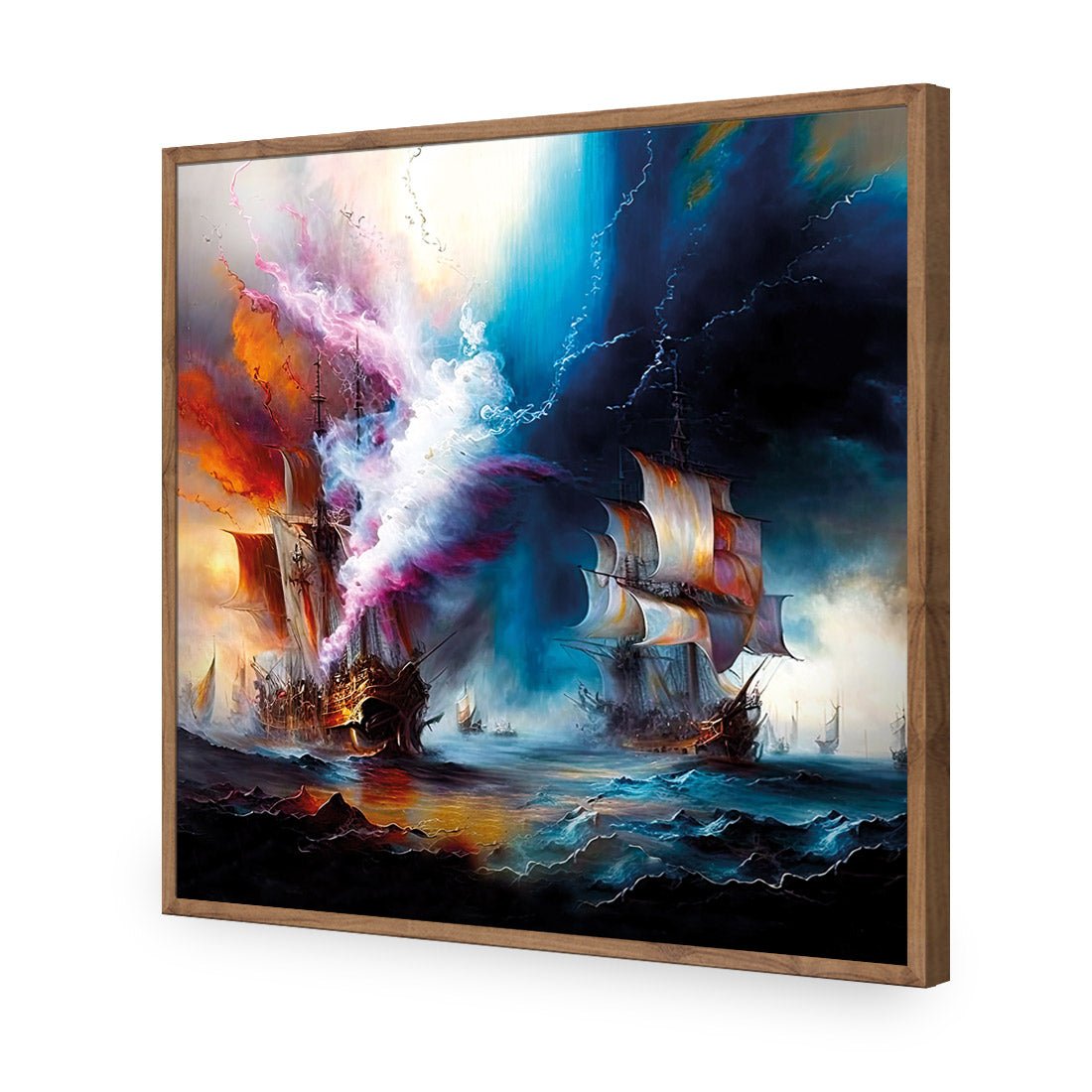 High Seas Ablaze I - Wall Art Designs - WB_100752_AS_Q CAF_AP - 030 - EDG_37x37_S - 2538 - NAT