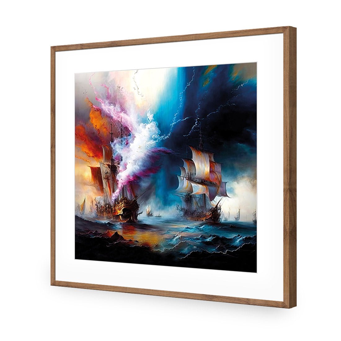 High Seas Ablaze I - Wall Art Designs - WB_100752_AS_Q CAF_AP - 030 - MAT_37x37_S - 2538 - NAT