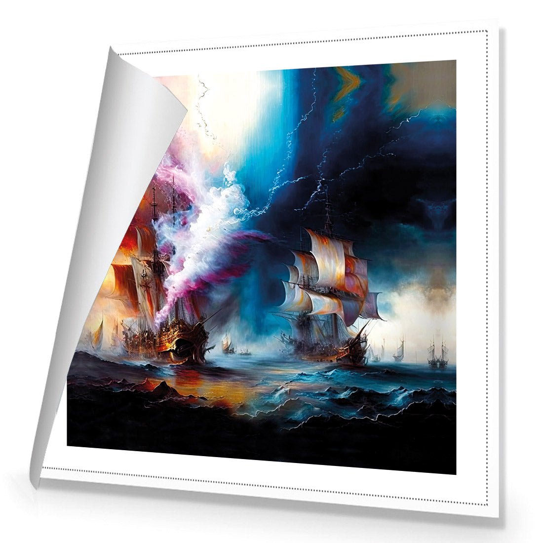 High Seas Ablaze I - Wall Art Designs - WB_100752_AS_Q CAF_CP - MPY - 260 - M - R_37x37_NONE