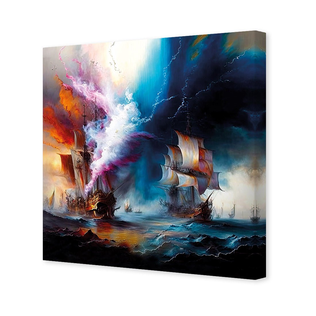 High Seas Ablaze I - Wall Art Designs - WB_100752_AS_Q CAF_CP - MPY - 260 - M - S - S_37x37_NONE