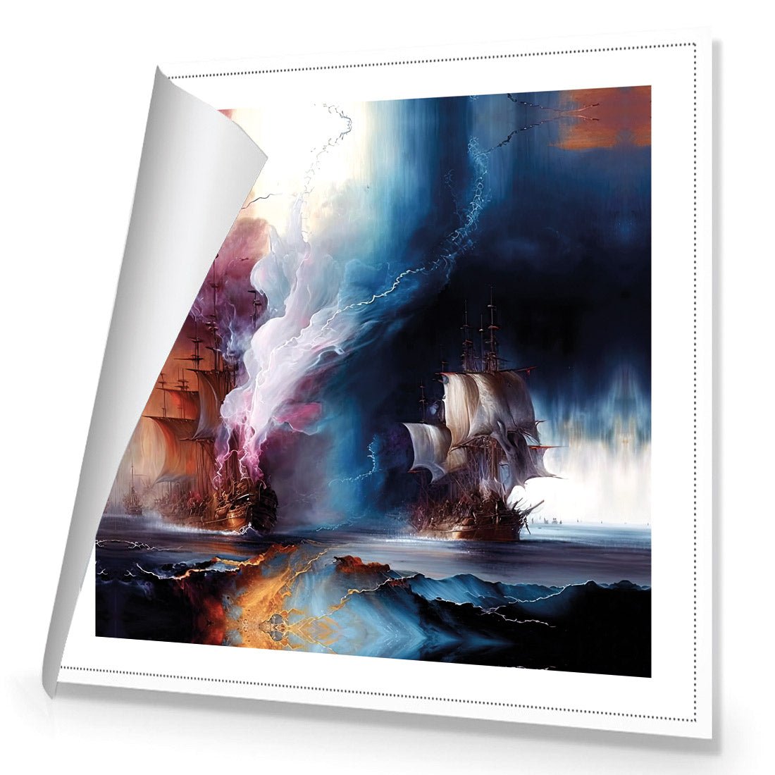 High Seas Ablaze II - Wall Art Designs - WB_100753_AS_Q CAF_CP - MPY - 260 - M - R_37x37_NONE