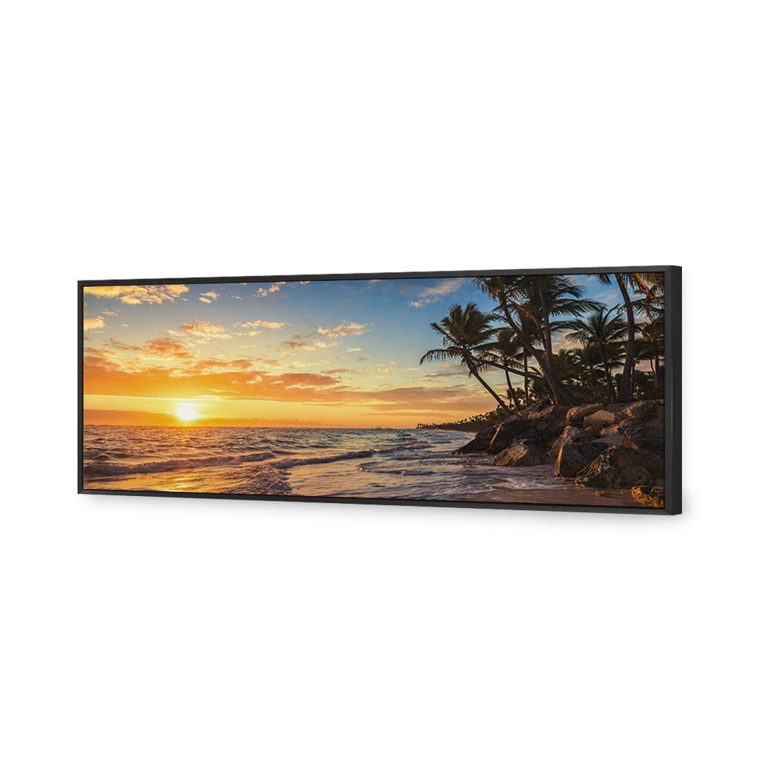 High Tide | Standard Canvas | Floating Frame | Black