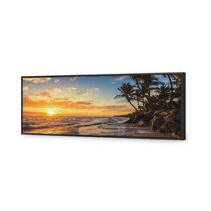 High Tide | Standard Canvas | Floating Frame | Black