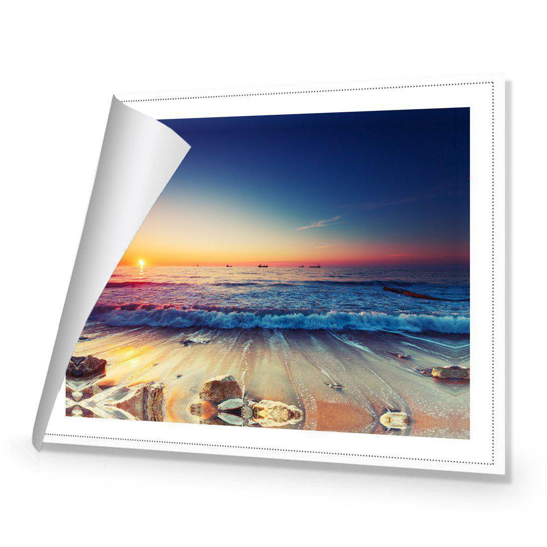 High Tide Sunset Canvas Art - Wall Art Designs - 3357_AR_H WAD_CP - MPY - 260 - M - R_45x30_NONE