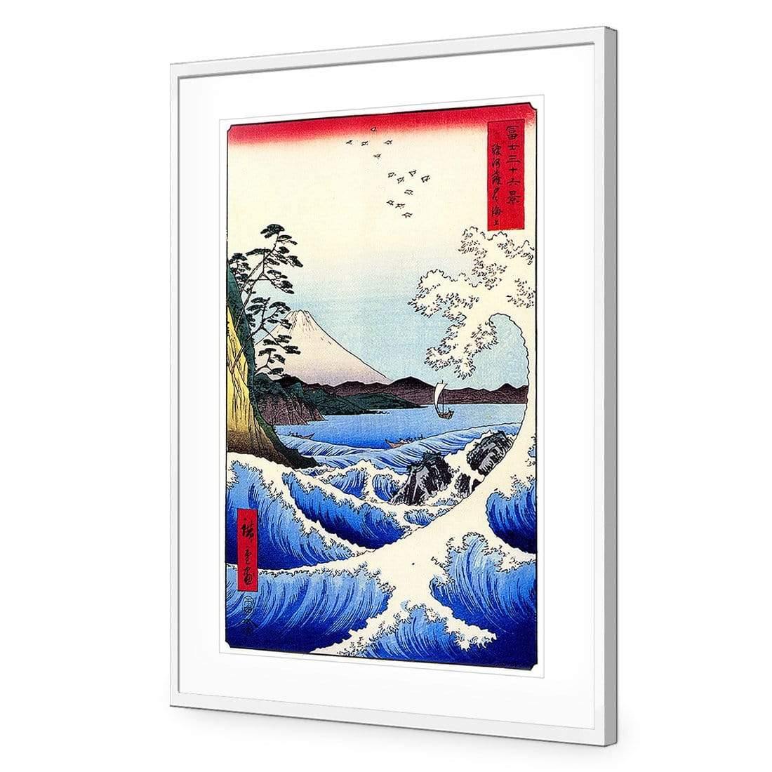 Hiroshige, 36 Views of Mount Fuji - Wall Art Designs - 1064_AR_V WAD_AP - 030 - MAT_45x30_S - 2538 - WHT