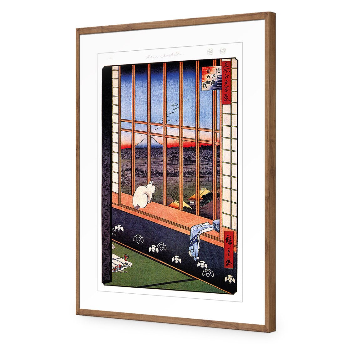 Hiroshige, Asakusa Ricefields - Wall Art Designs - 1068_AR_V WAD_AP - 030 - MAT_45x30_S - 2538 - NAT