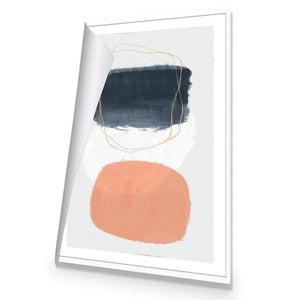 Hollow Balance II | Classic Acrylic | Flat Frame No Border | Natural