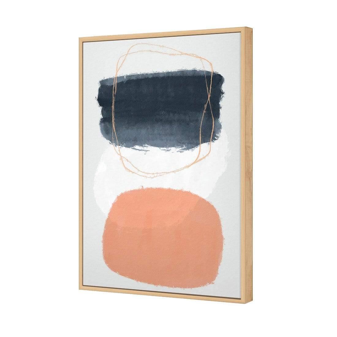 Hollow Balance II | Classic Acrylic | Flat Frame No Border | Natural