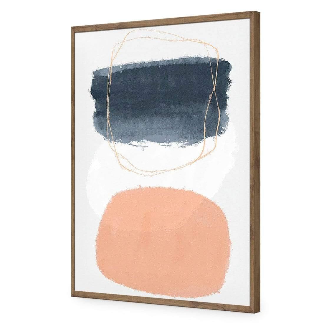 Hollow Balance II | Classic Acrylic | Flat Frame No Border | Natural