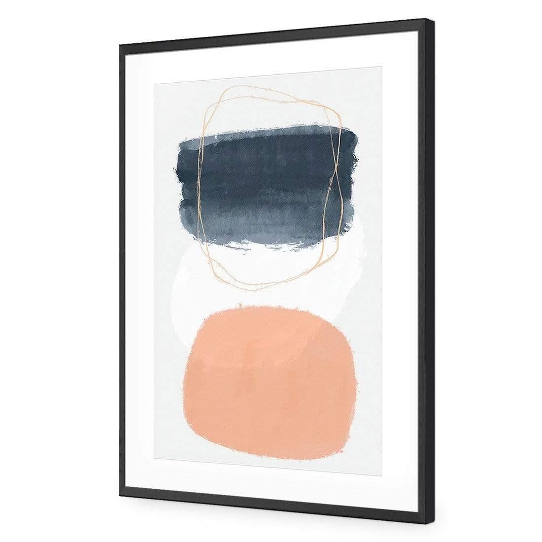 Hollow Balance II | Classic Acrylic | Flat Frame No Border | Natural