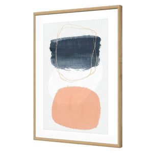 Hollow Balance II | Classic Acrylic | Flat Frame No Border | Natural