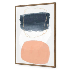 Hollow Balance II | Classic Acrylic | Flat Frame No Border | Natural