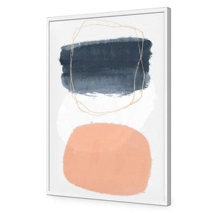 Hollow Balance II | Classic Acrylic | Flat Frame No Border | White