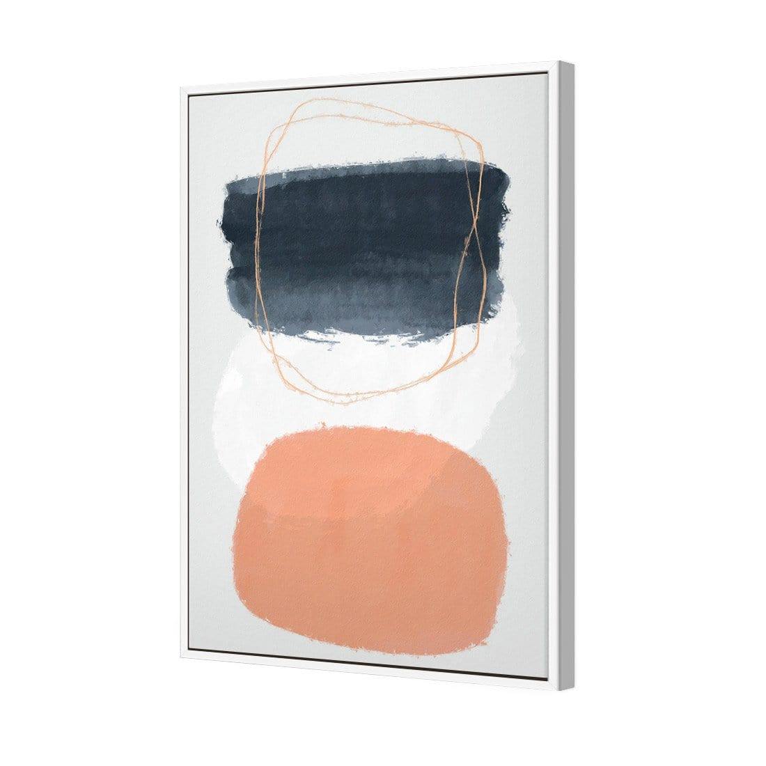 Hollow Balance II | Classic Canvas | Floating Frame | White