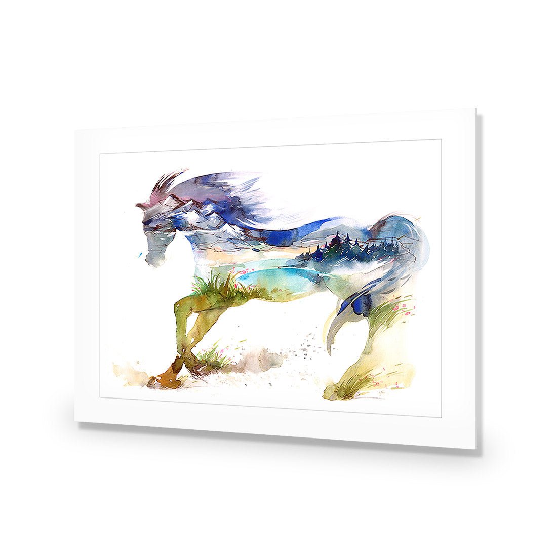 Horse Dreaming Acrylic Print Art - Wall Art Designs - 3216_AR_H WAD_AP - 030 - MAT_45x30_NONE